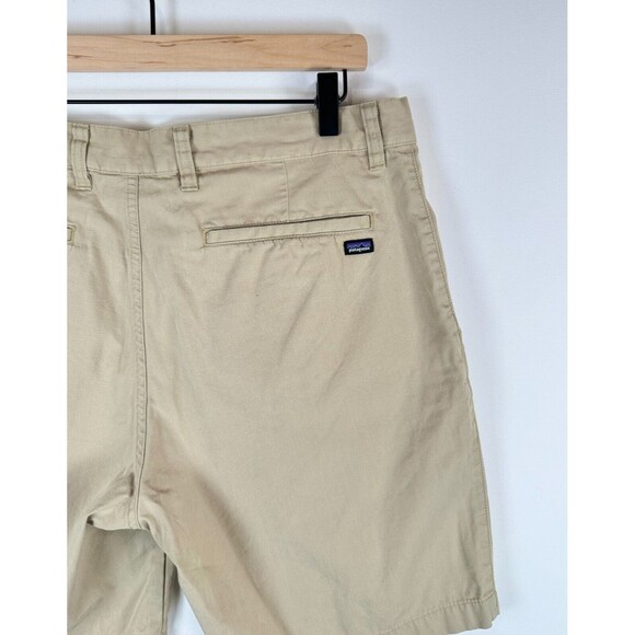 Patagonia Mens Shorts Brown Organic Cotton Chino Flat Front Pockets Outdoor 33 - Picture 6 of 7